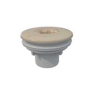 Boca de impulsão multiflow para roscar, piscinas liner - Bege photo