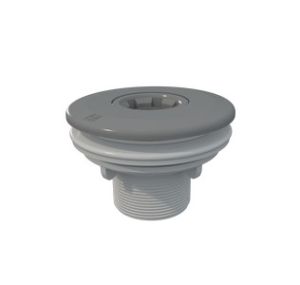 Boca de impulsão multiflow para roscar, piscinas liner - Cinza claro photo
