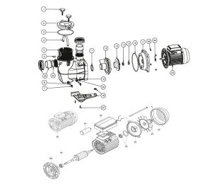 Bomba Kse 0,50 Cv 7,5 m³/h Tri photo