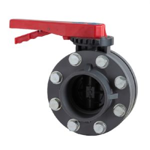 Butterfly valve with flange D110  photo