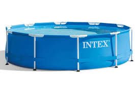 Intex pool with metal frame D457x122 cm photo