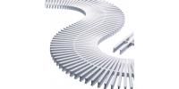 Overflow grating SCA 200 mm, H 20flexible,white/blue photo