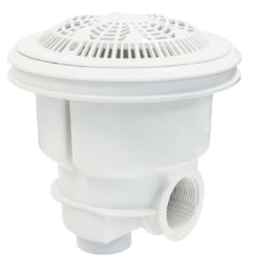 Main drain NORM Antivortex without inserts for liner pools - White photo