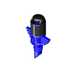 Microdifusor Maxi 90º Base azul cabeza negra photo