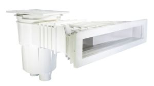 Skimmer NORM para piscinas de betão - branco photo