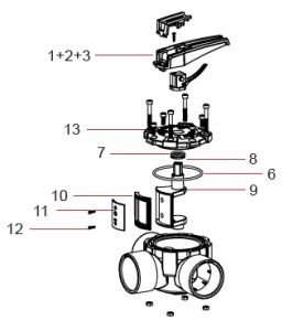 Junta cuerpo para Válvula rotatoria D63-75 photo