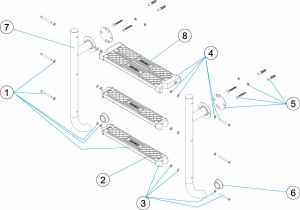 2 degraus + 1 degrau de segurança photo