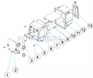 Mp2-R 6 L/H 230Vac Santoprene photo
