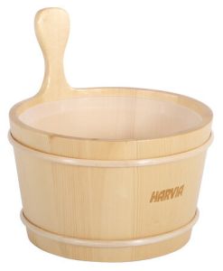 4 liter wooden bucket photo