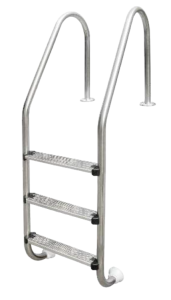 Ladder 3 steps STD AISI-304 with flanges photo